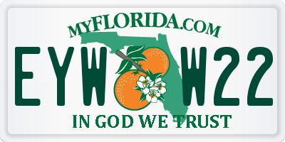 FL license plate EYWW22