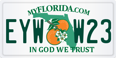 FL license plate EYWW23