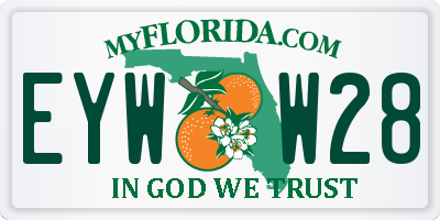 FL license plate EYWW28