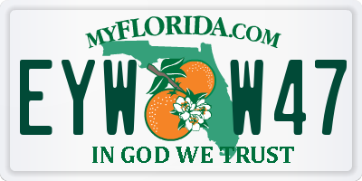 FL license plate EYWW47