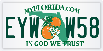 FL license plate EYWW58