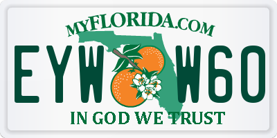 FL license plate EYWW60