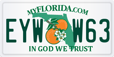 FL license plate EYWW63
