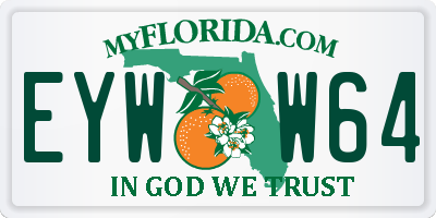 FL license plate EYWW64