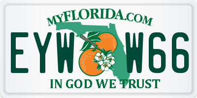 FL license plate EYWW66