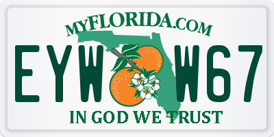 FL license plate EYWW67