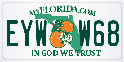 FL license plate EYWW68