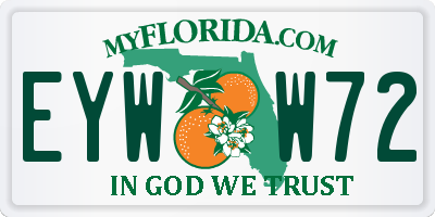 FL license plate EYWW72