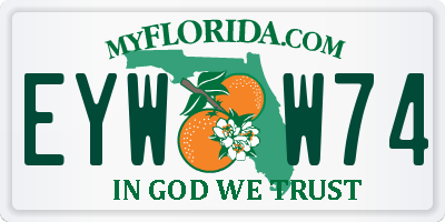 FL license plate EYWW74