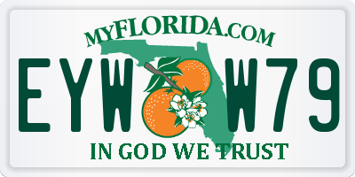 FL license plate EYWW79