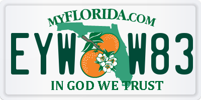 FL license plate EYWW83