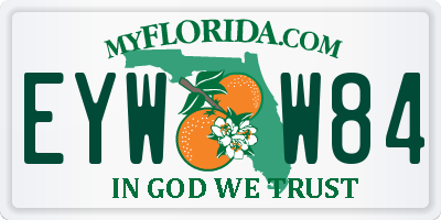 FL license plate EYWW84