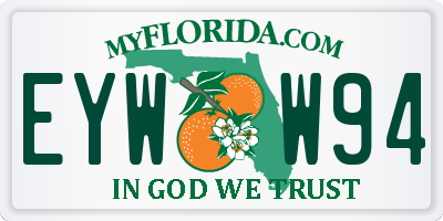 FL license plate EYWW94