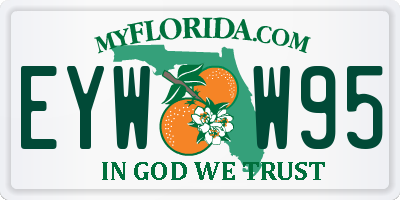 FL license plate EYWW95