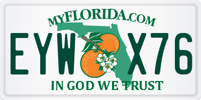 FL license plate EYWX76