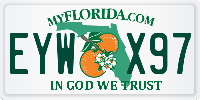 FL license plate EYWX97