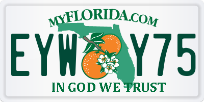 FL license plate EYWY75