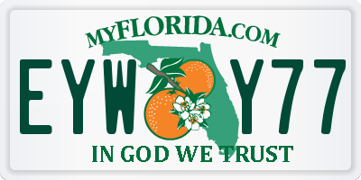 FL license plate EYWY77