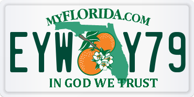 FL license plate EYWY79