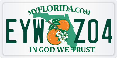 FL license plate EYWZ04