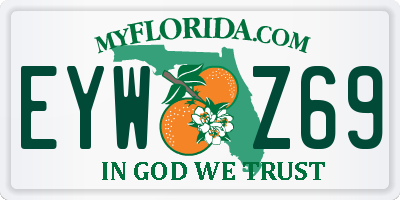 FL license plate EYWZ69