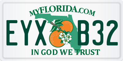 FL license plate EYXB32