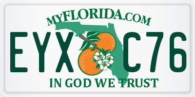 FL license plate EYXC76