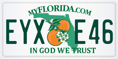 FL license plate EYXE46