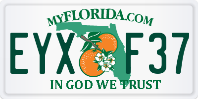 FL license plate EYXF37