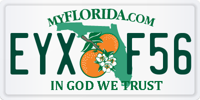FL license plate EYXF56
