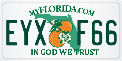 FL license plate EYXF66