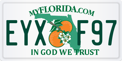 FL license plate EYXF97