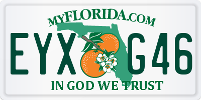 FL license plate EYXG46