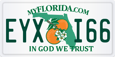 FL license plate EYXI66