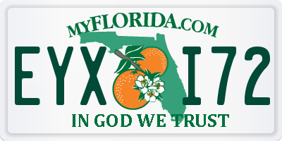 FL license plate EYXI72