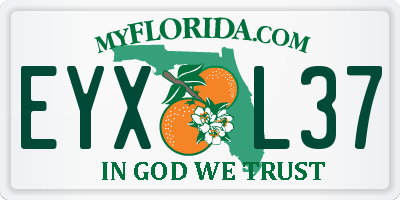 FL license plate EYXL37