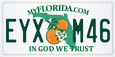 FL license plate EYXM46