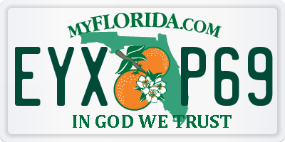 FL license plate EYXP69