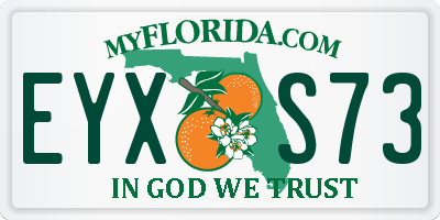 FL license plate EYXS73