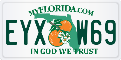 FL license plate EYXW69
