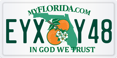 FL license plate EYXY48