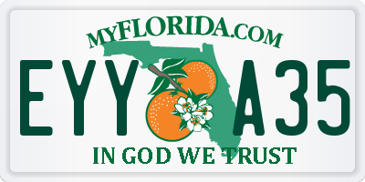 FL license plate EYYA35