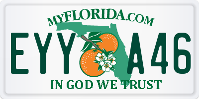 FL license plate EYYA46