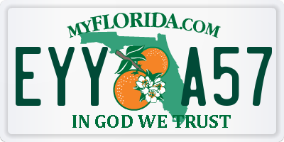 FL license plate EYYA57