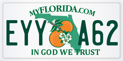 FL license plate EYYA62