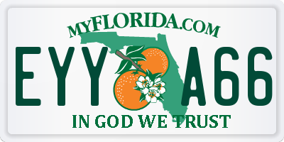 FL license plate EYYA66