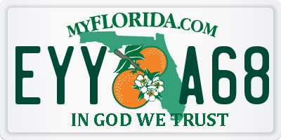 FL license plate EYYA68