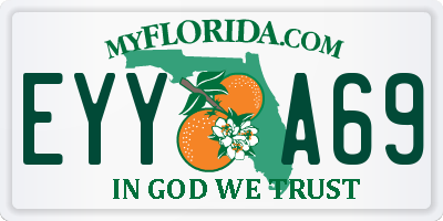 FL license plate EYYA69