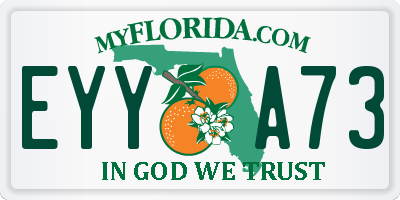 FL license plate EYYA73