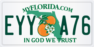 FL license plate EYYA76